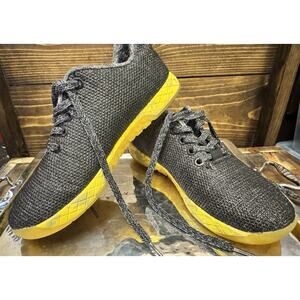 NOBULL Women’s/Men’s Trainers Gray Textured Knit Upper Honeycomb Sole Pre-loved